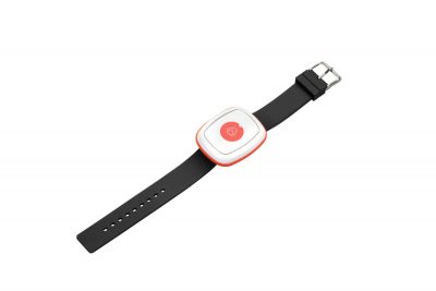 Wireless wristband and watch-nurse with call button